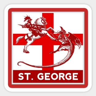 St. George Pop Art Sticker